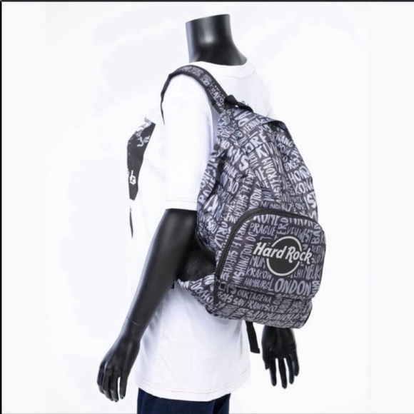 Hard Rock Cafe Handbags - Hard Rock Cafe Packable Backpack